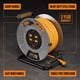 thumbnail image 3 of Cable de metal Cord Reel Masterplug, tambor, 30 m, 4 enchufes con conexión a tierra, 3 of 7