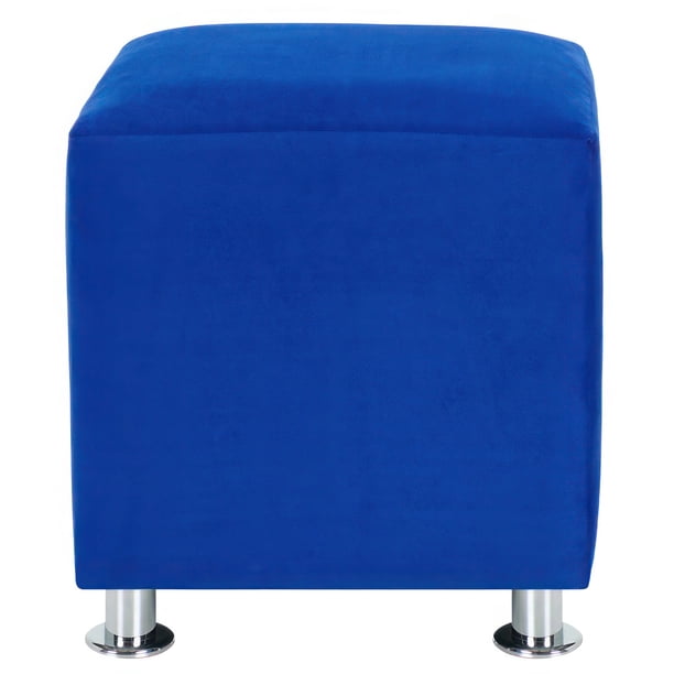 Pouf Cali 1c Felpa 12 Azul Rey