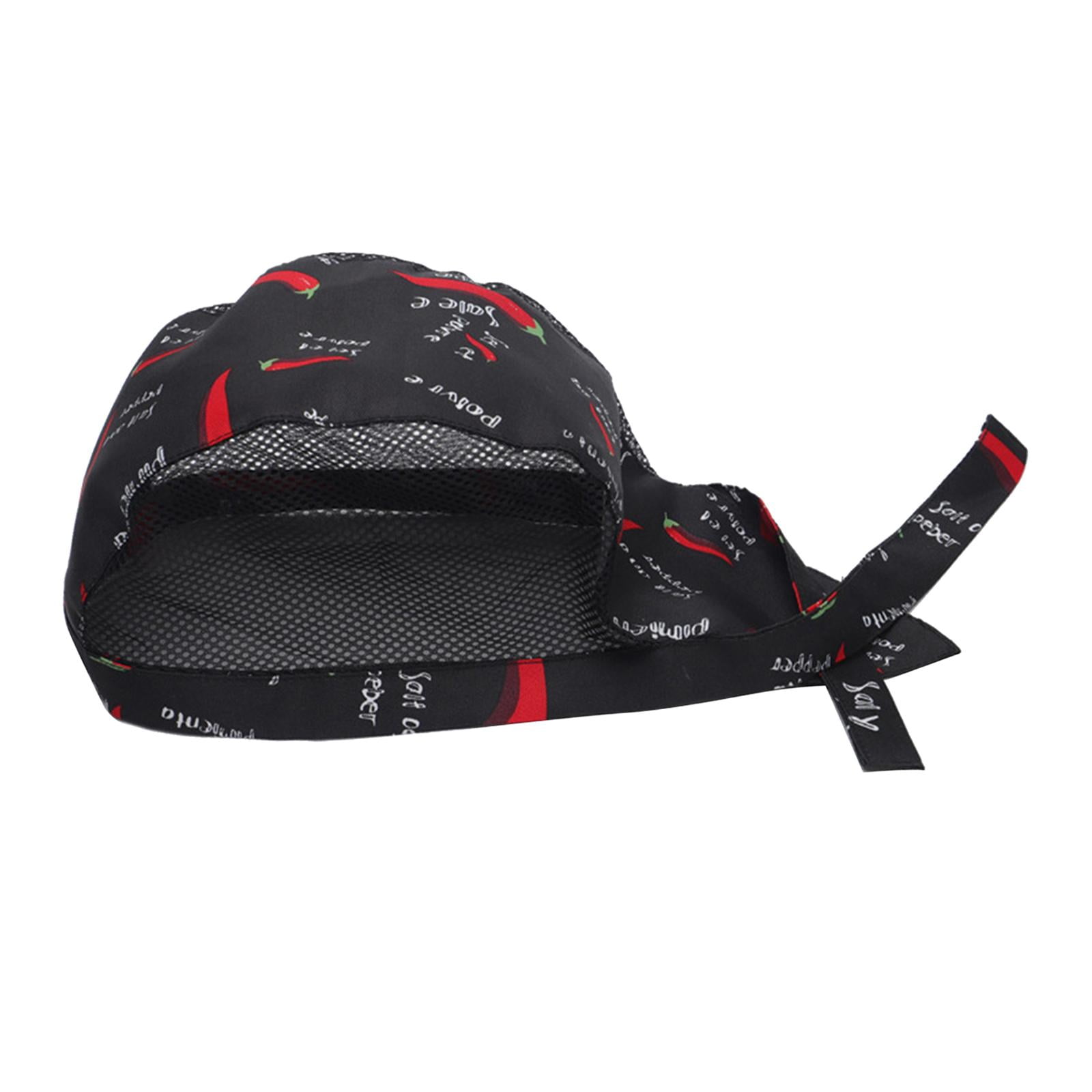 Magideal - Gorro De Moda Transpirable Para Hombres Y Mujeres, Diadema A Prueba De Pelo Para Adultos, Sombreros De Camarero De Trabajo De Malla Ajustable , Chile