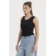 thumbnail image 2 of Polera Mujer Rib Aplicación Botones Negro, 2 of 4