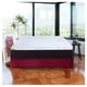 thumbnail image 1 of Cama Europea Zen Pro Colchon Resortes 1.5 Plaza Base Dividida Tela Burdeo, 1 of 6