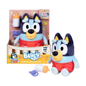Peluche Bluey Care And Cuddle Soft Baby De 28 Cm Con Sound 3+