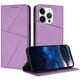 thumbnail image 1 of Funda Cartera Magnética para iPhone 14 Pro Max Protección Antichoque con Ranuras Morado, 1 of 6