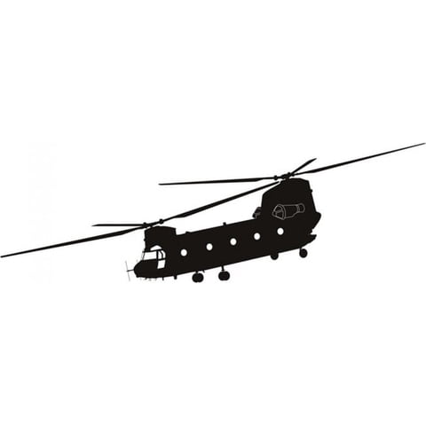 Rienda Libre Graphics - Decomural Chinook Helicopter Army Ws-17861