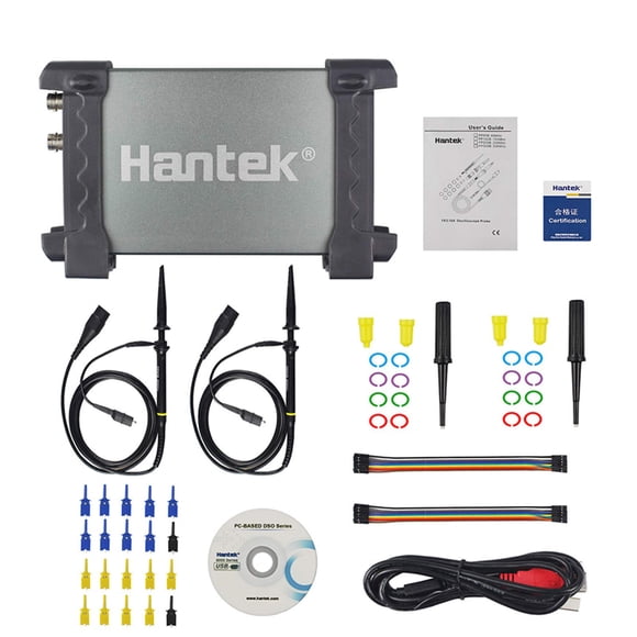Osciloscopio Hantek 6022BL 16 canales 20 MHz USB portátil