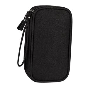 Magideal - Organizador De Cables De Viaje Organizador De Accesorios Tecnológicos Bolsa De Transporte De Dispositivos Electrónicos Para Teléfono Accesorios Digita Pequeño Negro