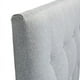 thumbnail image 2 of Respaldo Cama 1 Plaza Lino Gris Sevilla CP, 2 of 2