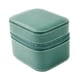 thumbnail image 5 of Caja de reloj individual, caja de reloj de pulsera portátil de cuero PU, regalo elegante, práctico cierre de cremallera para hombres, Estuche de Viaje Verde, 5 of 5