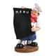 thumbnail image 5 of Chef Estatua Escultura Resina Chef Estatuilla Adorno Decorativo Para Restaurante Derecha 18x13x29.5cm, 5 of 5