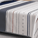 thumbnail image 3 of Set sabanas estampadas 144 hilos compose 1.5 plaza doral navy, 3 of 3