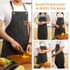 thumbnail image 5 of Delantal de chef Tosewever de lona con parte trasera cruzada y correas ajustables, 5 of 7