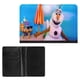 thumbnail image 2 of Olaf Porta Pasaporte y Cartera de Viaje Premium de Cuero PU, Funda de Pasaporte Bloqueo RFID con Ranuras para Tarjetas de Crédito, Estuche para Libro de Pasaporte para Familia 10cm × 15cm, 2 of 6