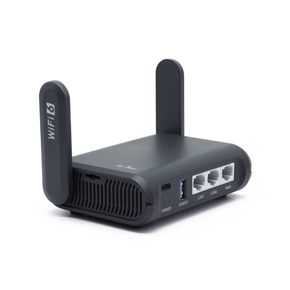 Router De Viaje Gl.inet Gl-axt1800 (slate Ax) Wi-fi 6 Con Vpn