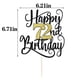thumbnail image 2 of Decoración para pastel Ruscalin Happy 72nd Birthday, 2 of 7