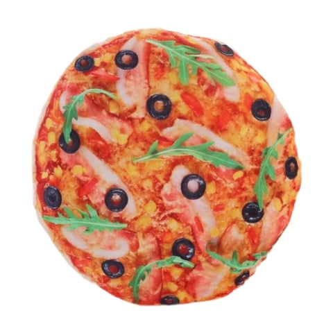 Bothyi - Cojín Decorativo Con Forma De Pizza Para Sofá, Diseño De Dibujos Animados, Grueso, Para El Hogar, La Sala De Estar Y El Dormitorio