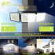 thumbnail image 2 of Luz Solar Exterior Daphino 2500LM 3 Focos Sensor Movimiento, 2 of 3