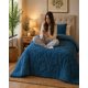 thumbnail image 4 of Cubrecama Plaza y Media Sherpa Jacquard Cubrecama Plaza y Media Invierno Sherpa Jacquard Extra SuaveDeluxe, 4 of 7