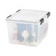 thumbnail image 3 of Caja de almacenamiento IRIS USA 44 L hermética a la intemperie transparente, 3 of 6