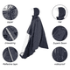 thumbnail image 2 of 6MSKS Abrigo de lluvia de scooter eléctrico, adecuado para montar, accesorios de scooter, accesorios impermeables de impermeable al aire libre para scooters eléctricos, 2 of 5