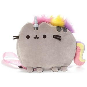 Mochila De Felpa Con Forma De Unicornio Y Gato Gund Pusheen De 13 Pulgadas