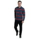 thumbnail image 3 of Polera Jersey Listada Cuello Camisero Azul, 3 of 4