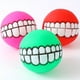 thumbnail image 1 of 1pc Random Color Pet Teeth Pattern Ball Teaser Toy For Dog Chew Toy, 1 of 4