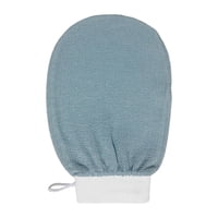 Ioensy - Guante De Baño Guantes De Fregado Exfoliante Corporal Doble Cara Pierna Suave Cuerpo Cuello Azul