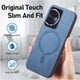 thumbnail image 4 of Magnetic Slim Case for Honor 100 with Camera Guard & Anti-Scratch Back Blue, 4 of 5