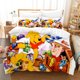 thumbnail image 2 of the Pooh Bear Bedding Sets Comforter Quilt Bed Cover Duvet Cover Pillow Case 2-3 Pieces Sets Kids Adult Size for Bedroom, 2 of 5