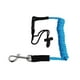 thumbnail image 4 of Canoa Kayak Paddle Leash Correa Con Mosquetón Tabla De Surf Elástica Cuerda De Surf Azul, 4 of 5