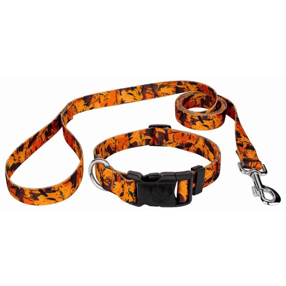 Correa Country Brook Petz 2,5 cm Camuflaje Naranja Atardecer