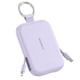 thumbnail image 1 of Cargador portátil RORRY CharmGo de 5000 mAh con llavero, morado, 1 of 7