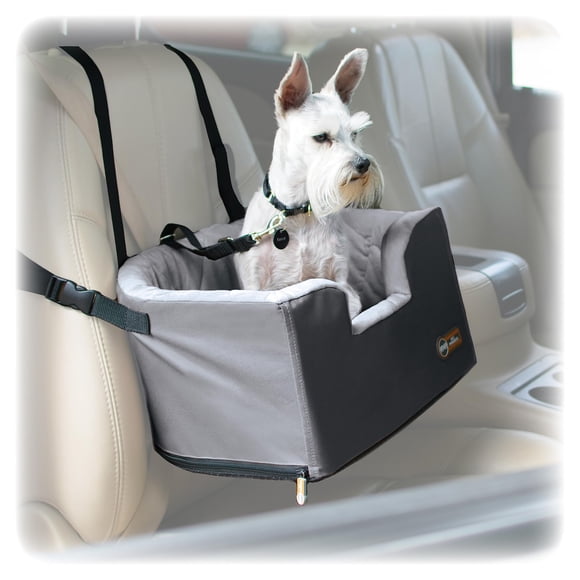 Asiento Elevado para Mascotas K&H Hangin' Bucket Booster Gris 41x37 cm