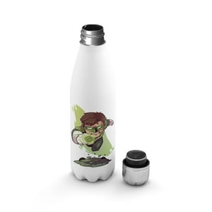 Creango - Botella Agua Termica Linterna Verde Dc De Acero Inoxidable
