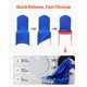 thumbnail image 5 of Fundas para Sillas VEVOR de Poliéster y Spandex Elásticas 50 Piezas Azul, 5 of 9