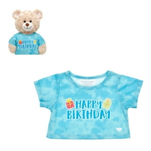 Polera Build A Bear Cumpleaños Azul Para Peluche