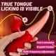 thumbnail image 2 of 1pc Rose Clitoral and G-Spot Vibrator with 10 Tongue Licking and Tapping Nipple Modes - Double Stimulation Sex Toy for Women and Couples, 2 of 2