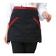 thumbnail image 2 of Mandil Delantal Corto Cocina Chef Mesero Pintor Bicolor negro, 2 of 5