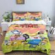 thumbnail image 1 of Cartoon Adventure Time Bedding Set,Duvet Cover Comforter Bed Set Quilt Cover Pillowcase, Boys Girls Adults Bed Sheets, 1 of 5