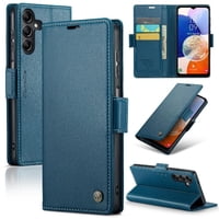 Caseme Tipo Cartera Samsung Galaxy A14 4G/5G Con Cierre Magnético, Rfid, Tarjetero, Soporte, Carga Inalámbrica