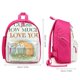 thumbnail image 2 of Adivina Cuánto Te Quiero Mochila Escolar para Niños y Niñas, Mochila Infantil Ligera de Alta Calidad, Grande y Duradera ROSA, 2 of 6