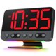 thumbnail image 1 of Reloj despertador digital Odokee, grande y audaz, número 5, brillo, 1 of 8