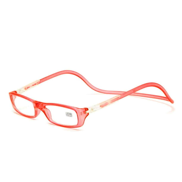 Las gafas de lectura magnéticas se pueden colgar alrededor del cuello para facilitar su transporte, gafas de lectura plegables.