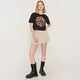 thumbnail image 4 of Polera Mujer Fun Manga Corta Crop Negro Great Corona, 4 of 5