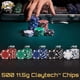 thumbnail image 3 of Set Fichas Poker Fat Cat 11.5g Claytec Texas Holdem Maletan, 3 of 3