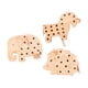 thumbnail image 4 of 3 Piezas De Cordones De Madera Para Enhebrar Juguetes Montessori Para Regalo De Cumpleaños Animal, 4 of 5