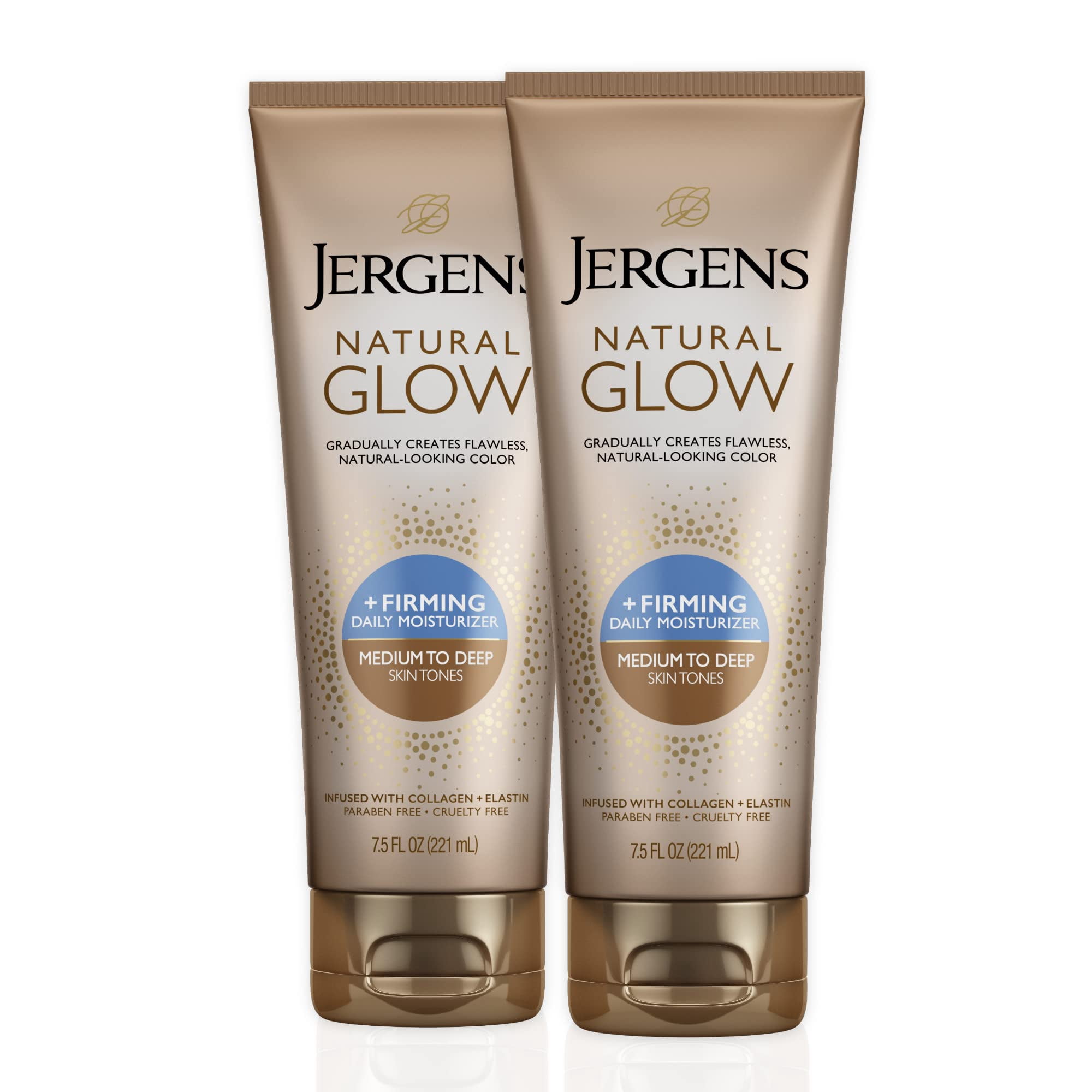 Loción Corporal Jergens Natural Glow +reafirmante Autobronceador 221 Ml