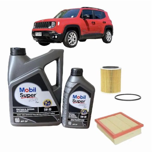 Kit Mantención Jeep Renegade Aceite Motor Filtros Aire Aceit