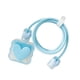 thumbnail image 3 of Cargadores Cable Funda Protectora 4in1 3D Funda Protectora Para Teléfono Celular Teléfono Love Blue, 3 of 5