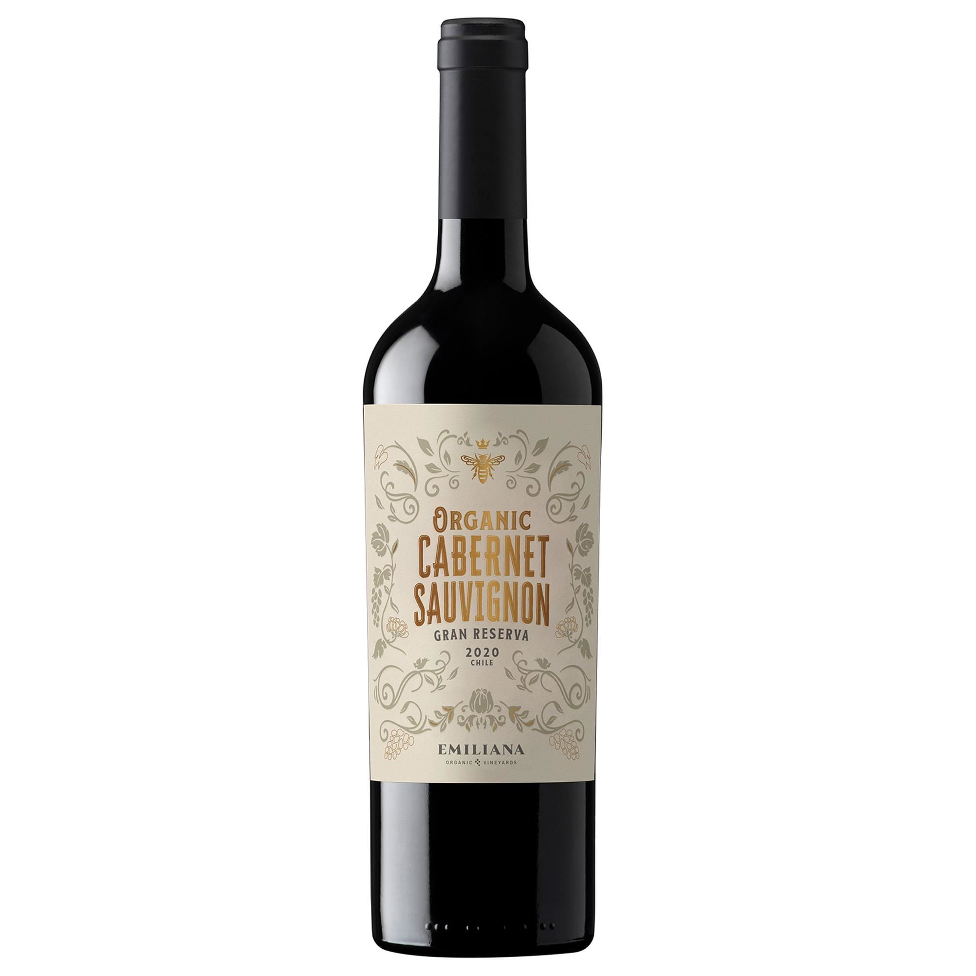 Vino Tinto Cabernet Sauvignon Gran Reserva 13.7° Botella 750 ml Viñedos Emiliana